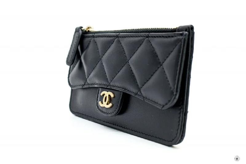 Chanel bags as wedding day accessoriesChanel AP0374Y0765 Zip Coin Purse Black   C3906 Lambskin Coin Purse Gbhw