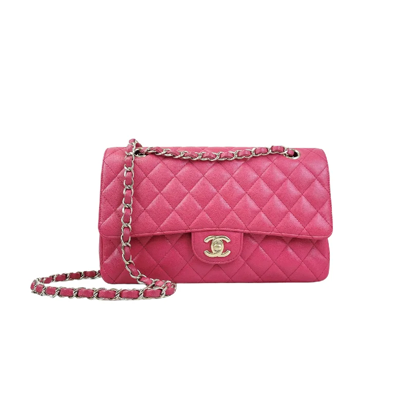 Chanel bags that pair perfectly with any outfitClassic Double Flap Medium Caviar Pink GHW