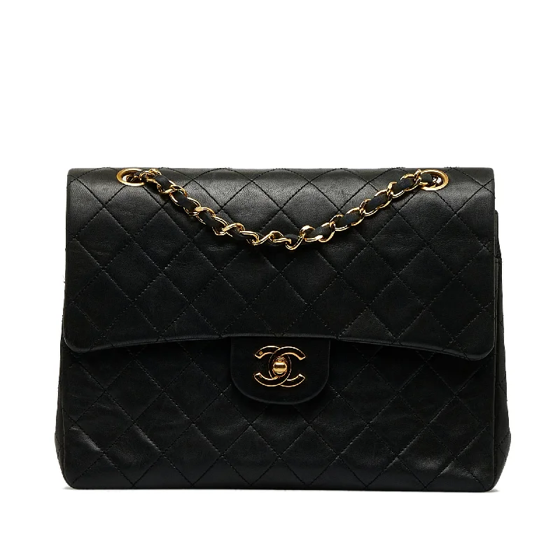 Chanel bags for those who value investment piecesChanel Classic Double Flap Medium Tall Black Lambskin Gold