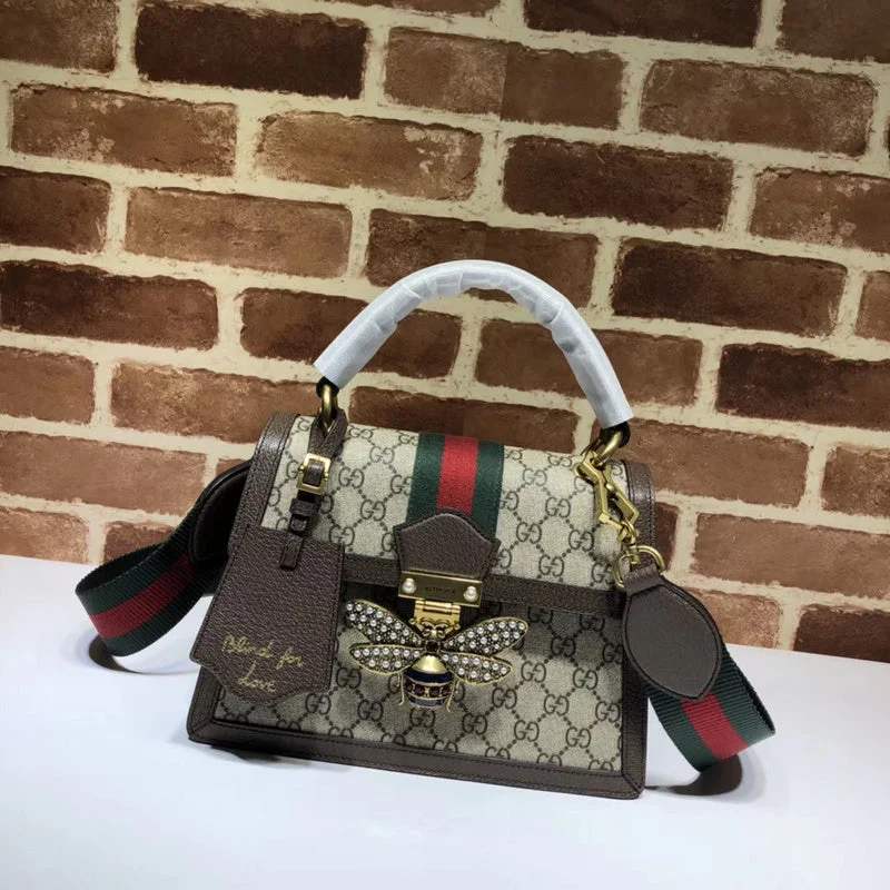 Women Gucci bags with a zip - around closure for securityWF - Gucci Bags - 3014