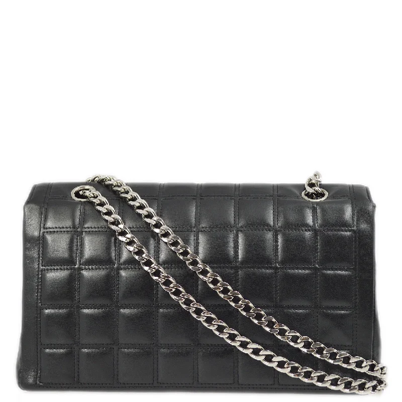 Chanel bags that pair perfectly with any outfitChanel Black Lambskin Mademoiselle Lock Choco Bar Shoulder Bag