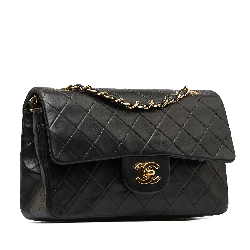 Chanel Black Handbag for Business MeetingsChanel Classic Double Flap Small Black Lambskin Gold