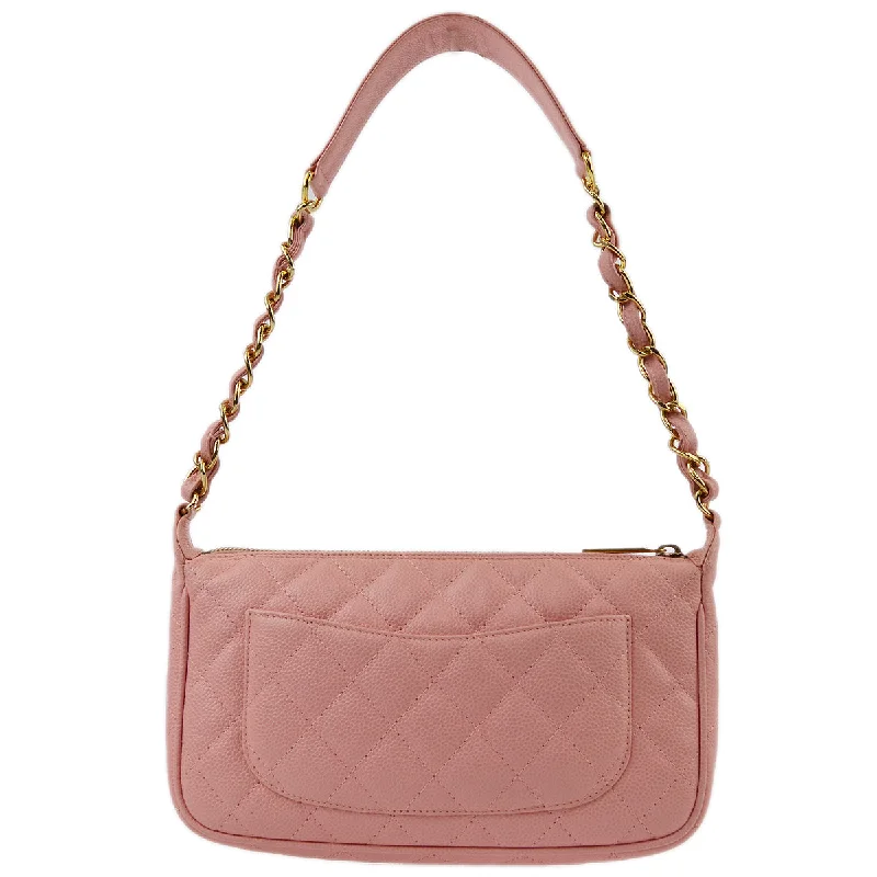 Chanel New Arrival Handbag with Gold HardwareChanel Pink Caviar Hobo Chain Handbag