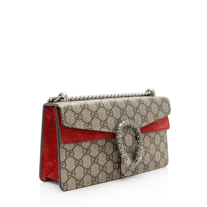 Gucci Marmont bags for women with quilted leather exteriorsGucci GG Supreme Crystal Dionysus Small Shoulder Bag (ILehqS)