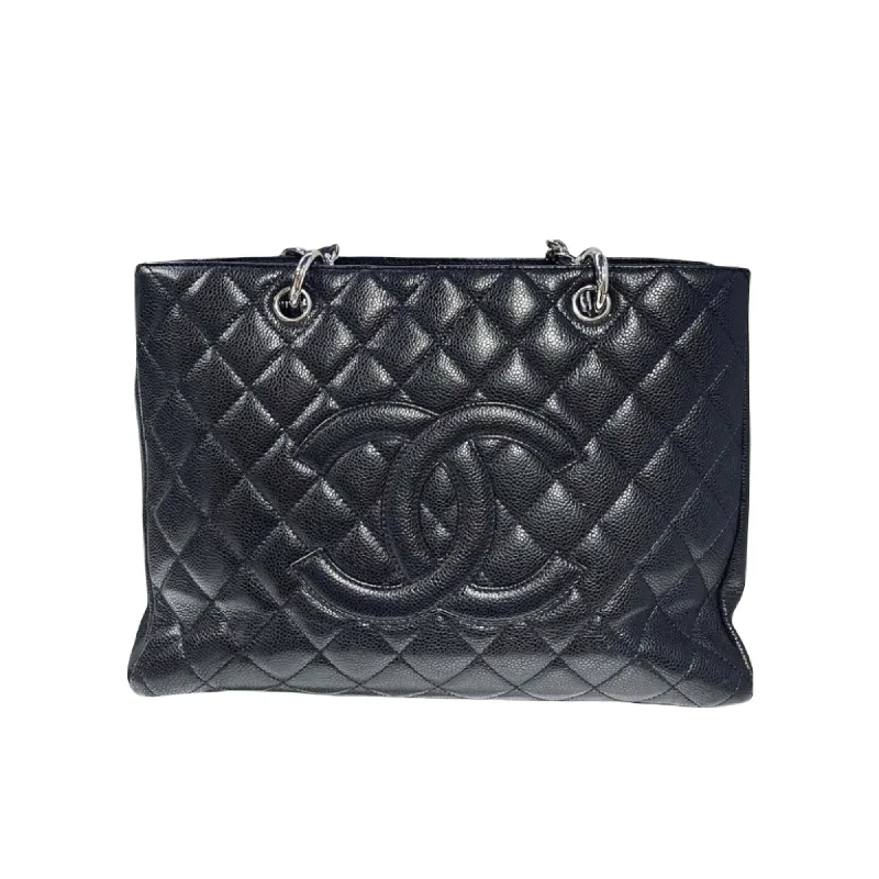 Chanel leather bags for everydGrand Shopping Tote Caviar Black SHW