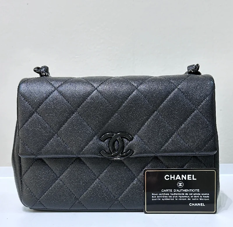 Chanel bags available at online luxury retaileChanel Caviar Quilted My Everything Small Flap So Black