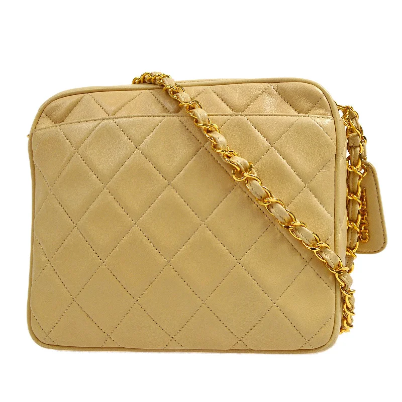 Chanel bags in luxury boutiques worldwideCHANEL 1994-1996 Pocket Camera Bag Mini Beige Lambskin 26315