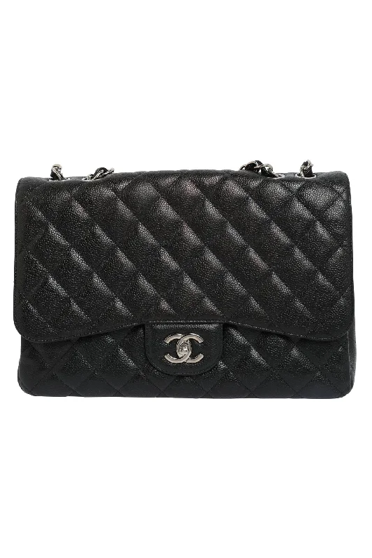 Chanel bags that pair perfectly with any outfitCHANEL Caviar Quilted Single Flap Bag Large