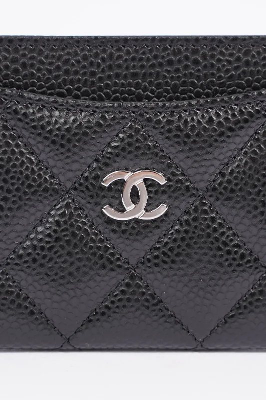 Chanel Chain Strap Handbag for Everyday UseChanel Womens Card Holder Black Caviar