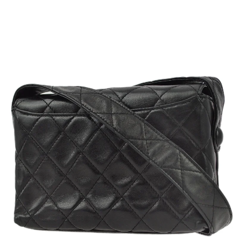 Chanel bags with exclusive seasonal releasesChanel Black Lambskin Turnlock Shoulder Bag