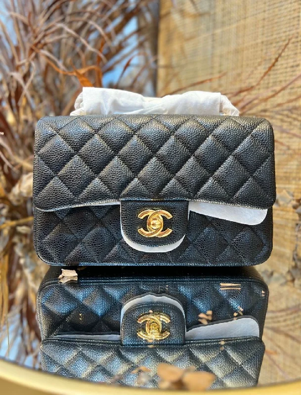 Chanel classicCHANEL RECTANGULAR MINI CAVIAR BLACK