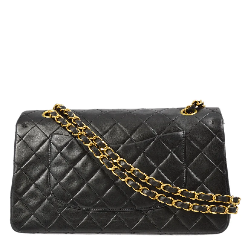 Chanel Small Crossbody Bag for TravelChanel Black Lambskin Medium Classic Double Flap Shoulder Bag