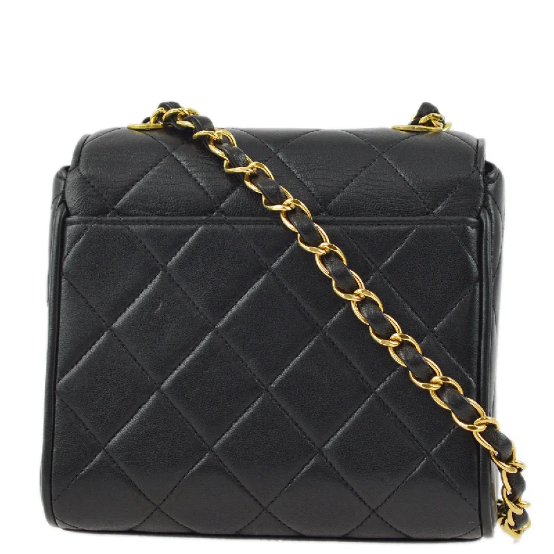 Chanel New Arrival Handbag with Gold HardwareChanel 1991-1994 Lambskin Straight Cube Flap Bag