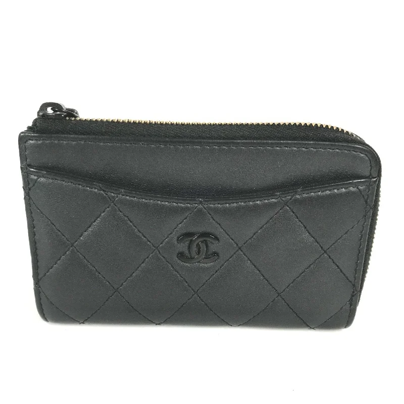 Chanel bags in luxury boutiques worldwideChanel AP3179 So Black Fragment case Wallet coin purse Black