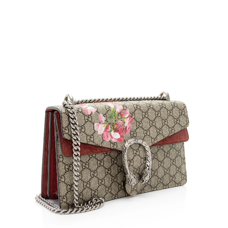 Women Gucci crossbody bags with a woven leather strapGucci GG Supreme Blooms Dionysus Small Shoulder Bag (72Z9Ik)