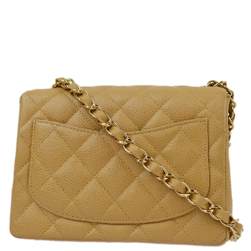 Chanel bags that pair perfectly with any outfitChanel Beige Caviar Mini Classic Square Flap Shoulder Bag 17