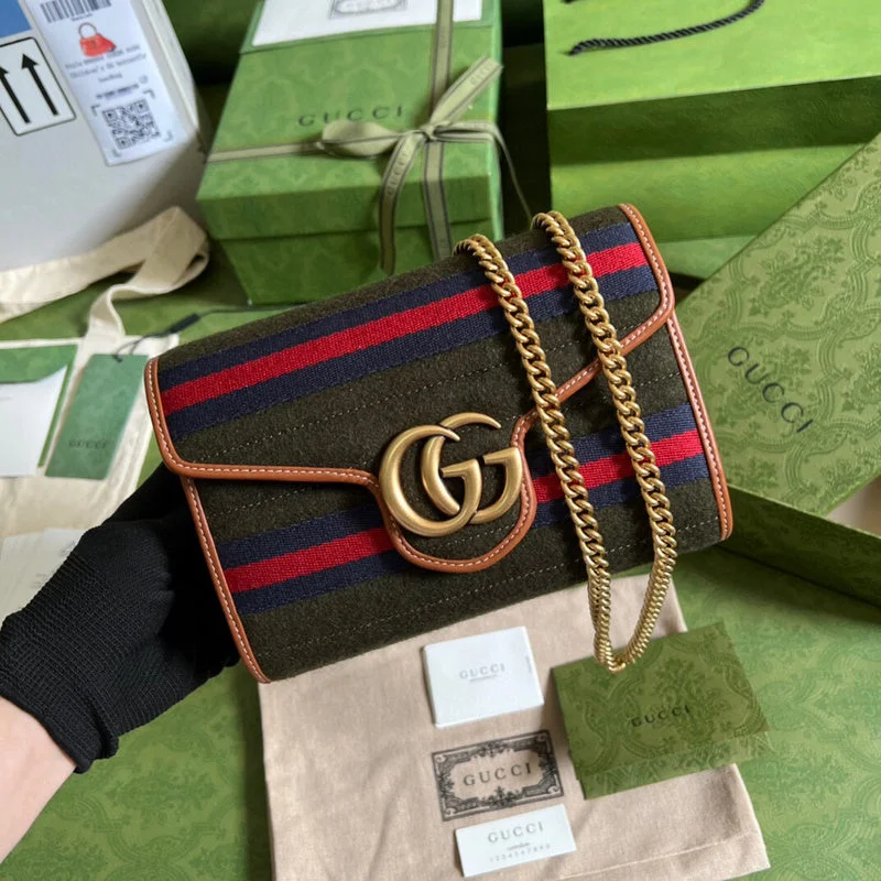 Women Gucci bags with a magnetic snap closure for easy accessBC - GUCCI BAGS - 1913