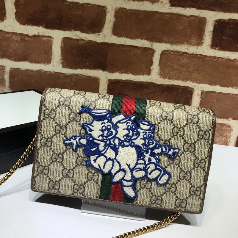 Women Gucci crossbody bags with a keychain holderWF - Gucci Bags - 3106