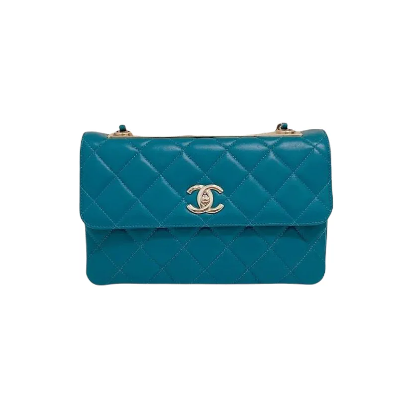 Chanel Limited Edition Handbag for CollectorsTrendy CC Flap Bag Lambskin Turquoise GHW