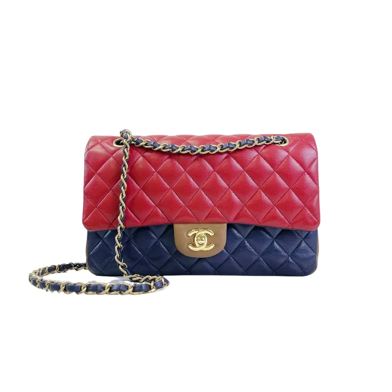 Chanel All - Match Handbag for Versatile StylingClassic Flap Medium Tri Coloured GHW