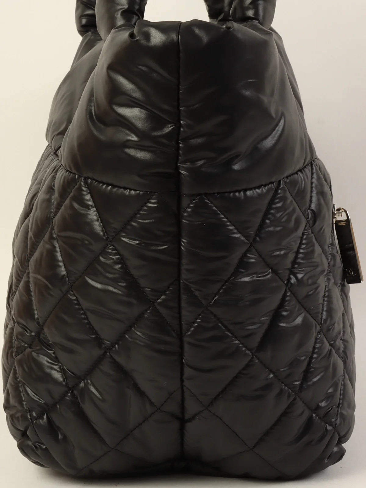 Chanel Classic Flap Bag for Evening PartyCHANEL Around 2012 Made Nylon Coco Cocoon Tote Bag Black