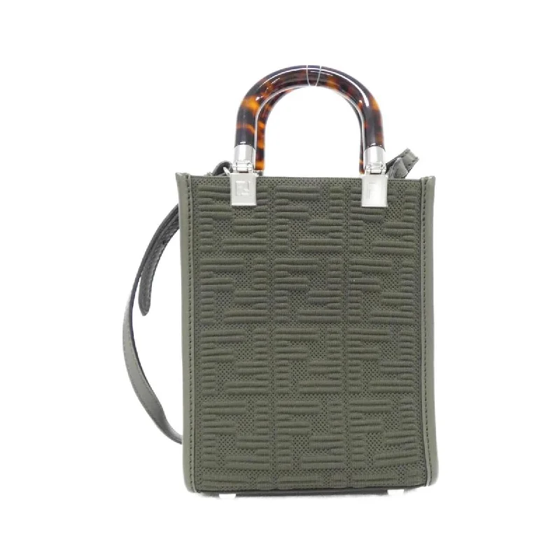 Fendi bags with a detachable mirror inside for quick touch - ups and groomingFendi Sunshine  Mini 8BS051 AGY0 Bag